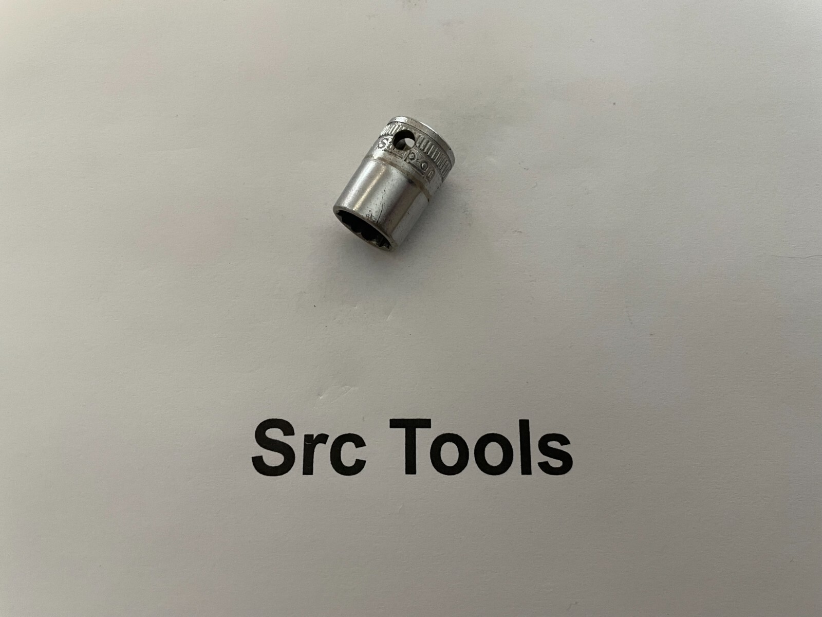 Snap-On Tools USA *1929* 3/8″ Drive 12pt 7/16″ SAE Shallow Chrome Socket F140