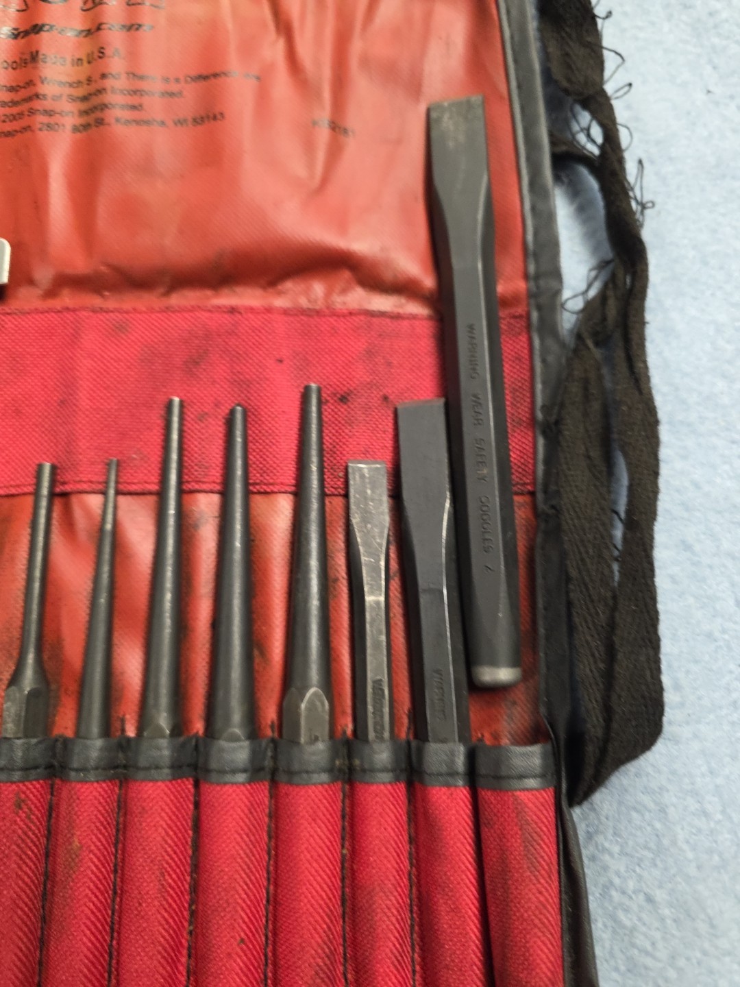 Snap On Tools PPC710BK Punch And Chisel Set