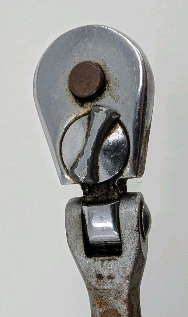 Vintage CRAFTSMAN 3/8 Inch Drive Flex Head Ratchet No. -V-42791 Forged In USA