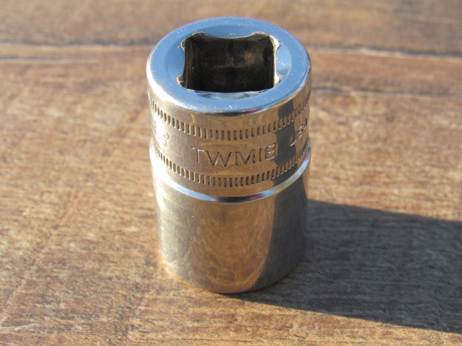 SNAP ON TWM18 18MM 1/2″ DRIVE METRIC 6 POINT CHROME SHALLOW SOCKET TWM 18 18 MM