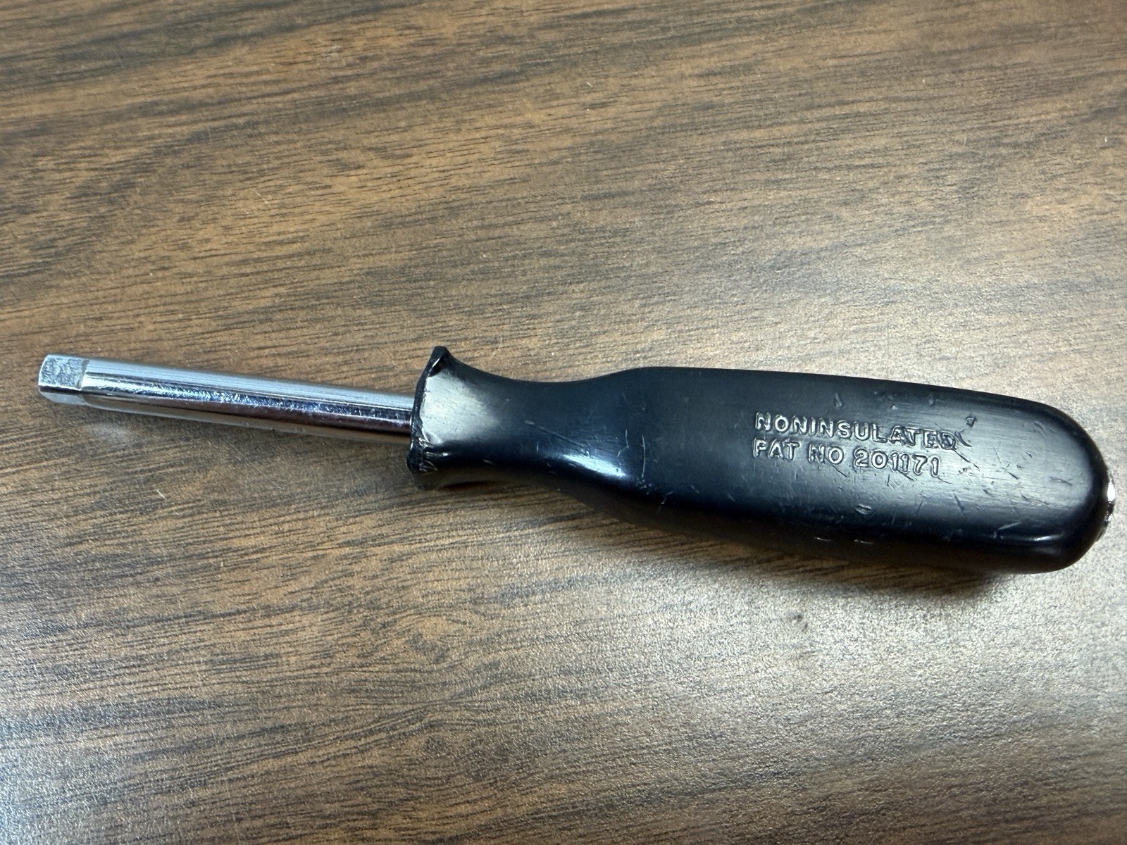 Snap-on Tools TM4CS – 1/4″ Drive 6″ Standard Shank Driver Black Handle USA
