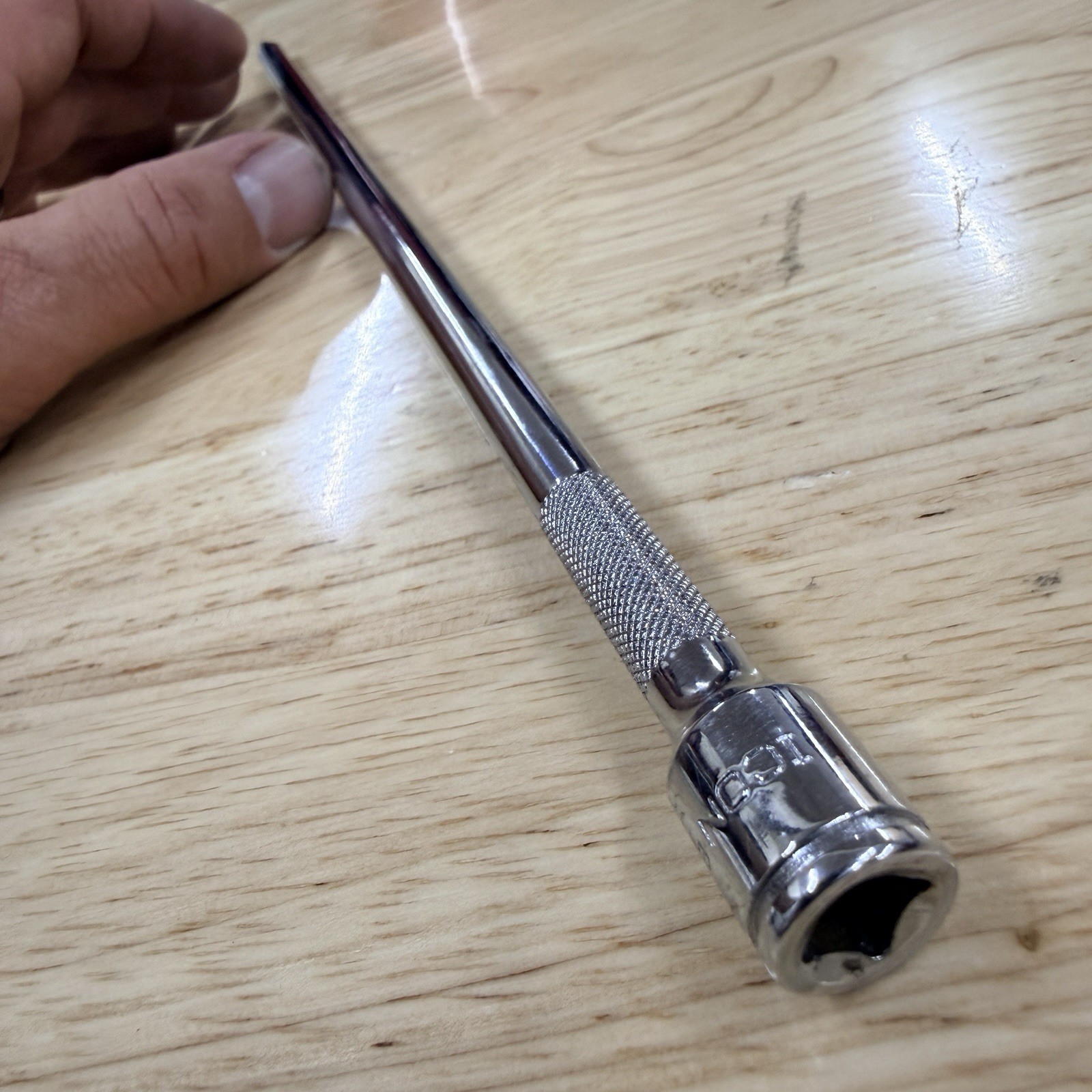 New ICON Professional 1/4” Drive 12” Long Chrome Extension E1L12