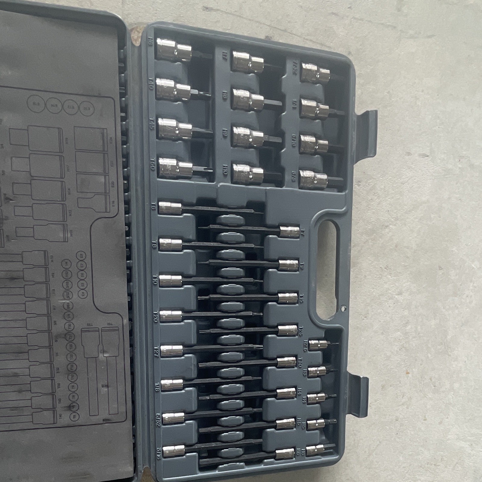87 pc Combination Drive TORX® and Hex Bit Socket Set (Blue-Point®) BLPTHC87