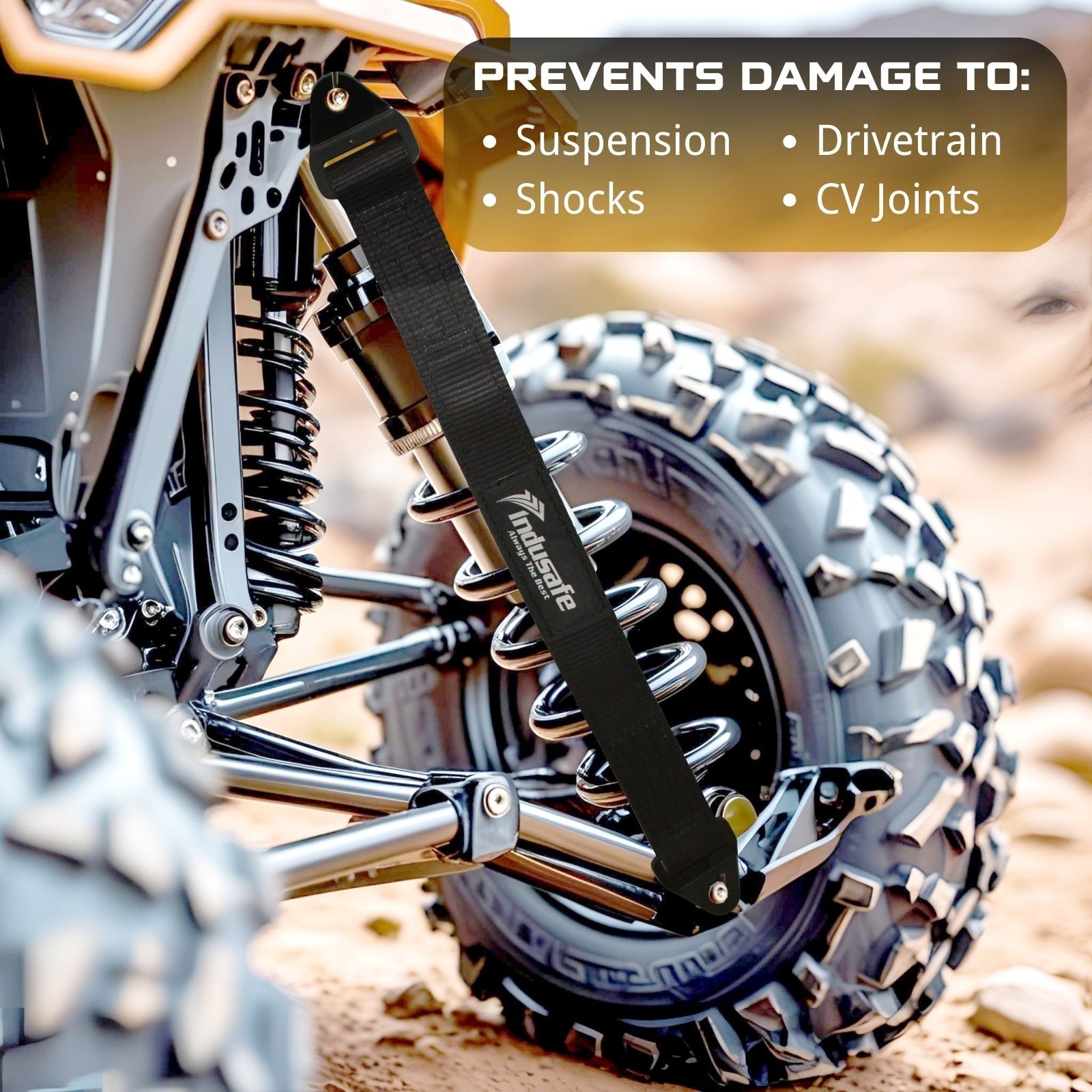 2PK 23″ Limit Straps Shock Suspension Motorcycle Suspension Limit Lowering Strap