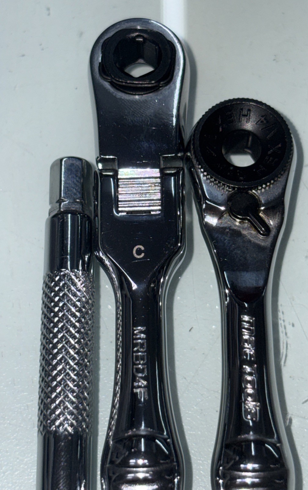 MAC Tools 3pc Ratchet Hex Bit Driver Set SBDR3S 1/4” MRBD4F MRBD4 MBDE4