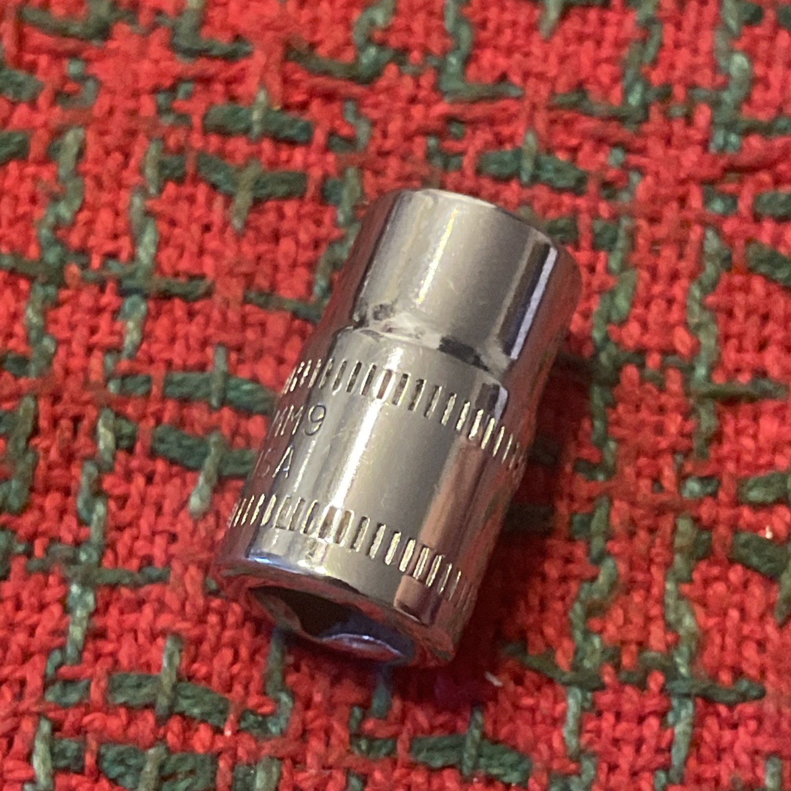 Snap On Tools TMM9 1/4″ Drive 9mm 6pt Shallow Chrome Socket 🇺🇸 Excellent!