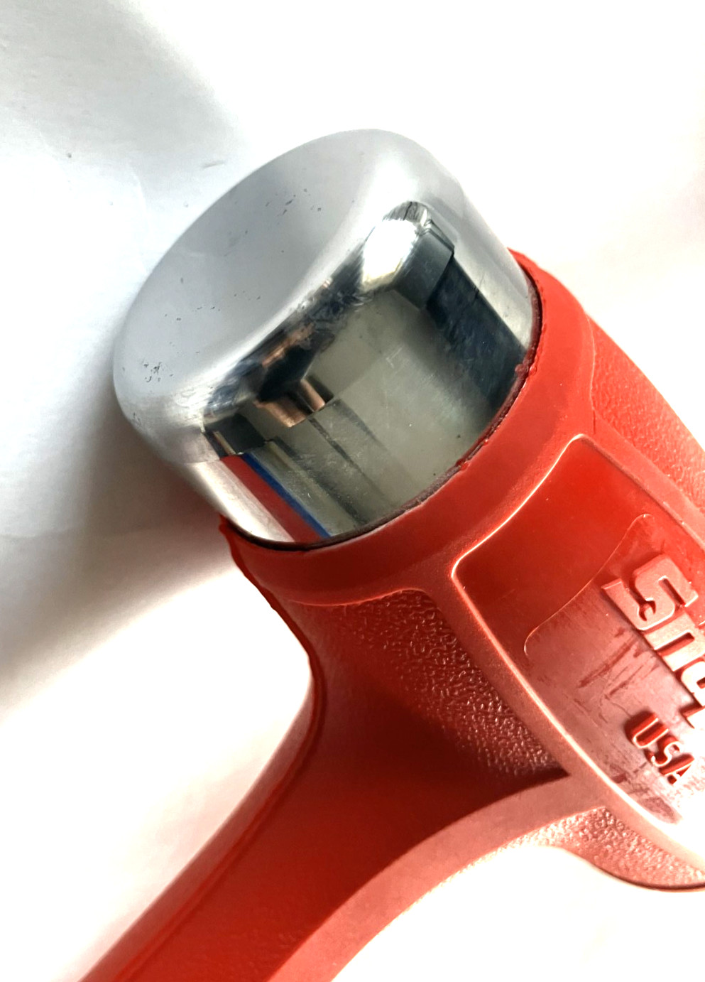 NEW Snap-on™ Ball Peen 32oz Ball Peen RED Soft Grip Dead Blow Hammer HBBD32