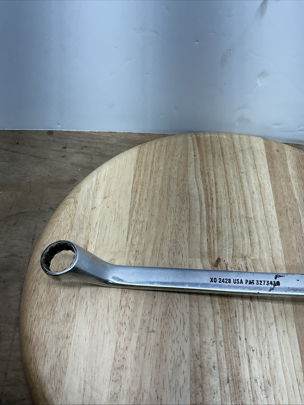 Snap On Tools SAE Wrench 12 Point Box End Off Set 3/4″ – 7/8″ XO2428 USA (T)