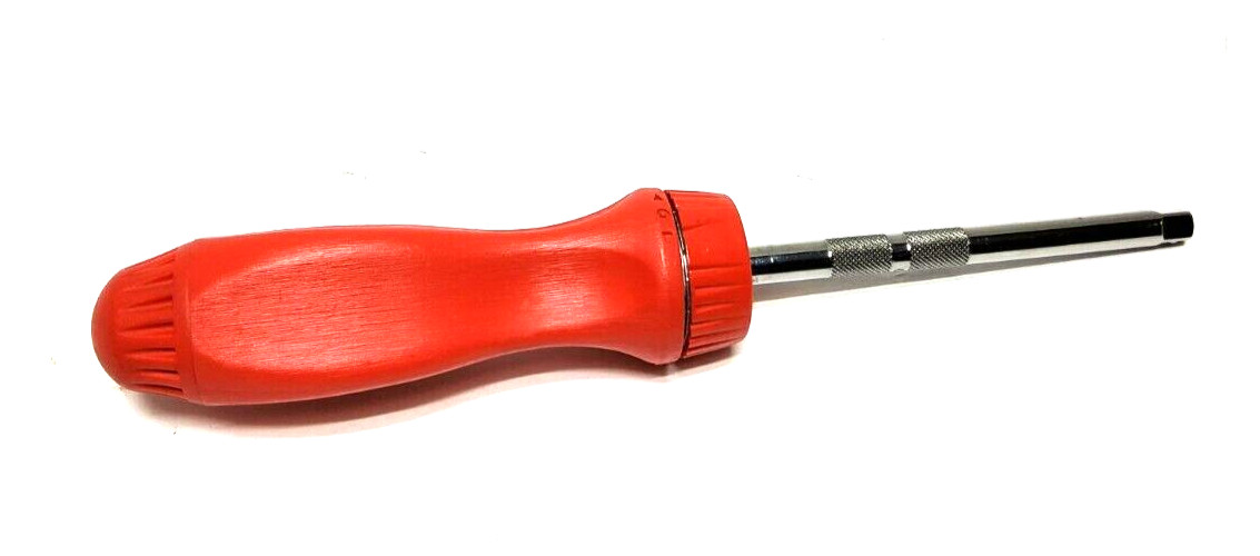 New Snap-on Red hard handled Ratchet driver 1/4″ square 8 31/32″ long TMR4 TMR4R