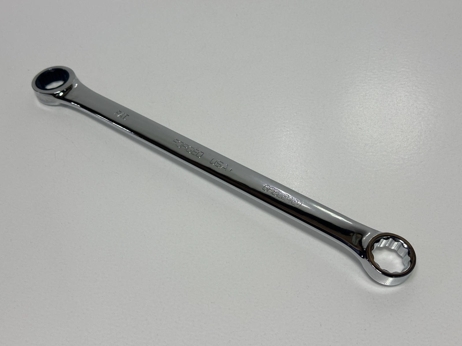 🇺🇸 Matco Tools USA GRBL2424 SAE 3/4″ Ratcheting Double Box End Wrench, NOS