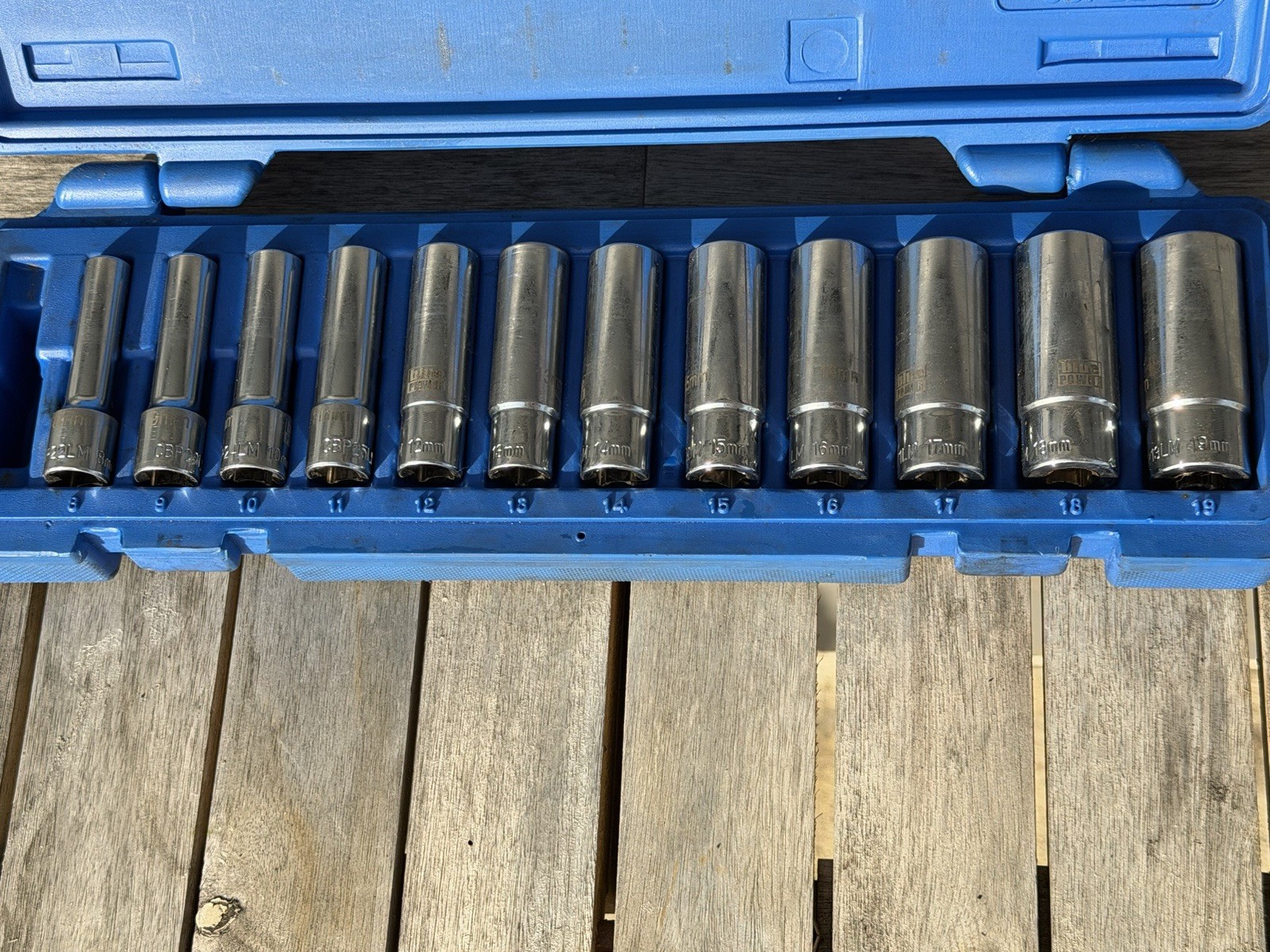 Cornwell Tools CBP2LM 12pc (Missing 1) Metric Chrome Deep Socket Set 3/8″ Drive
