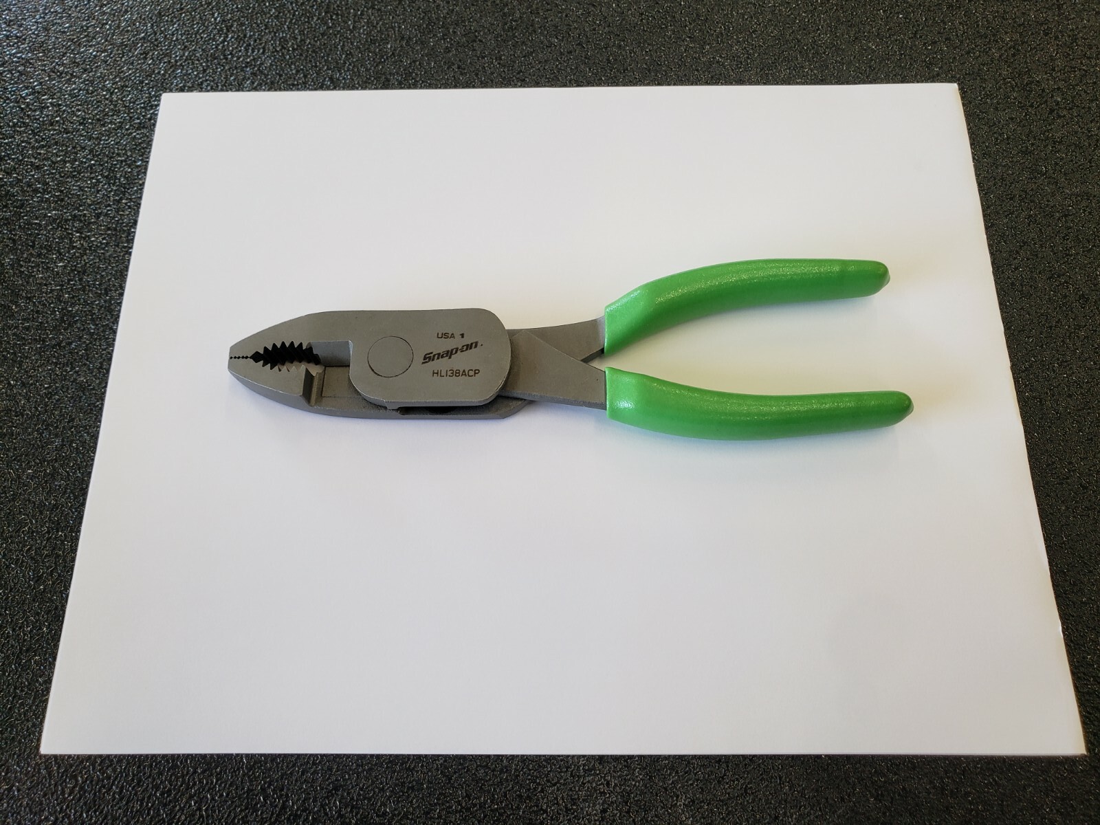 Snap-on Tools USA NEW GREEN 7-7/8″ High Leverage Combination Pliers HL138ACP