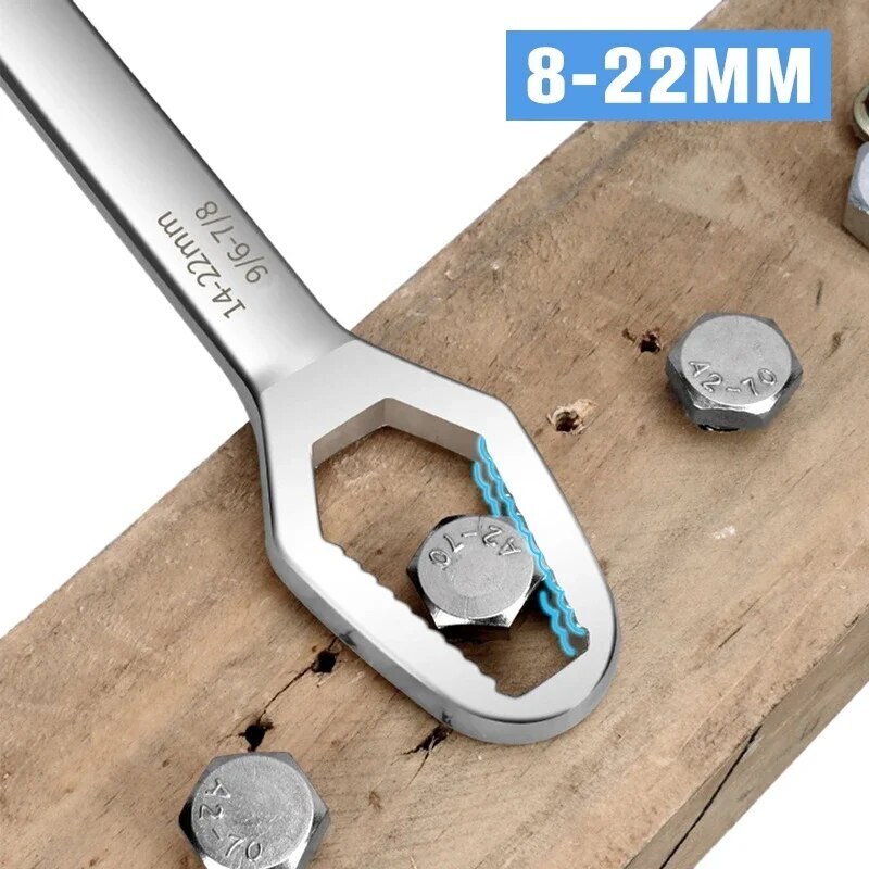 3-17mm/8-22mm Universal Multi-functional Adjustable Double End Box Wrench Wrench