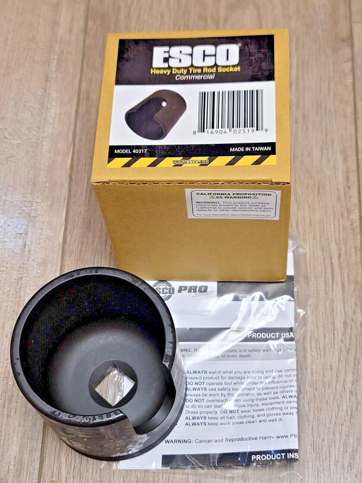 Esco HD Truck Class 6-8 Tie Rod End Socket, 3/4″ dr #40317