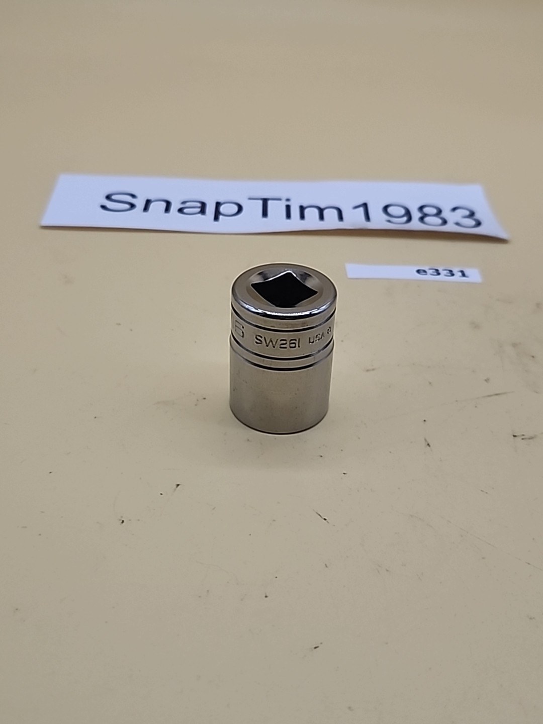 Snap-on Tools 13/16” 12 Point Socket 1/2″ drive SW-261 USA