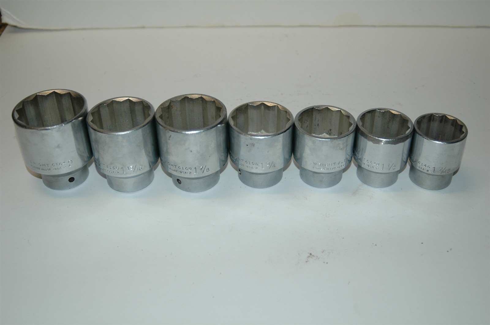 WRIGHT TOOL 19 PIECE 3/4″ DRIVE 12 POINT SOCKET BREAKER SET 15/16″-2″ WITH CASE