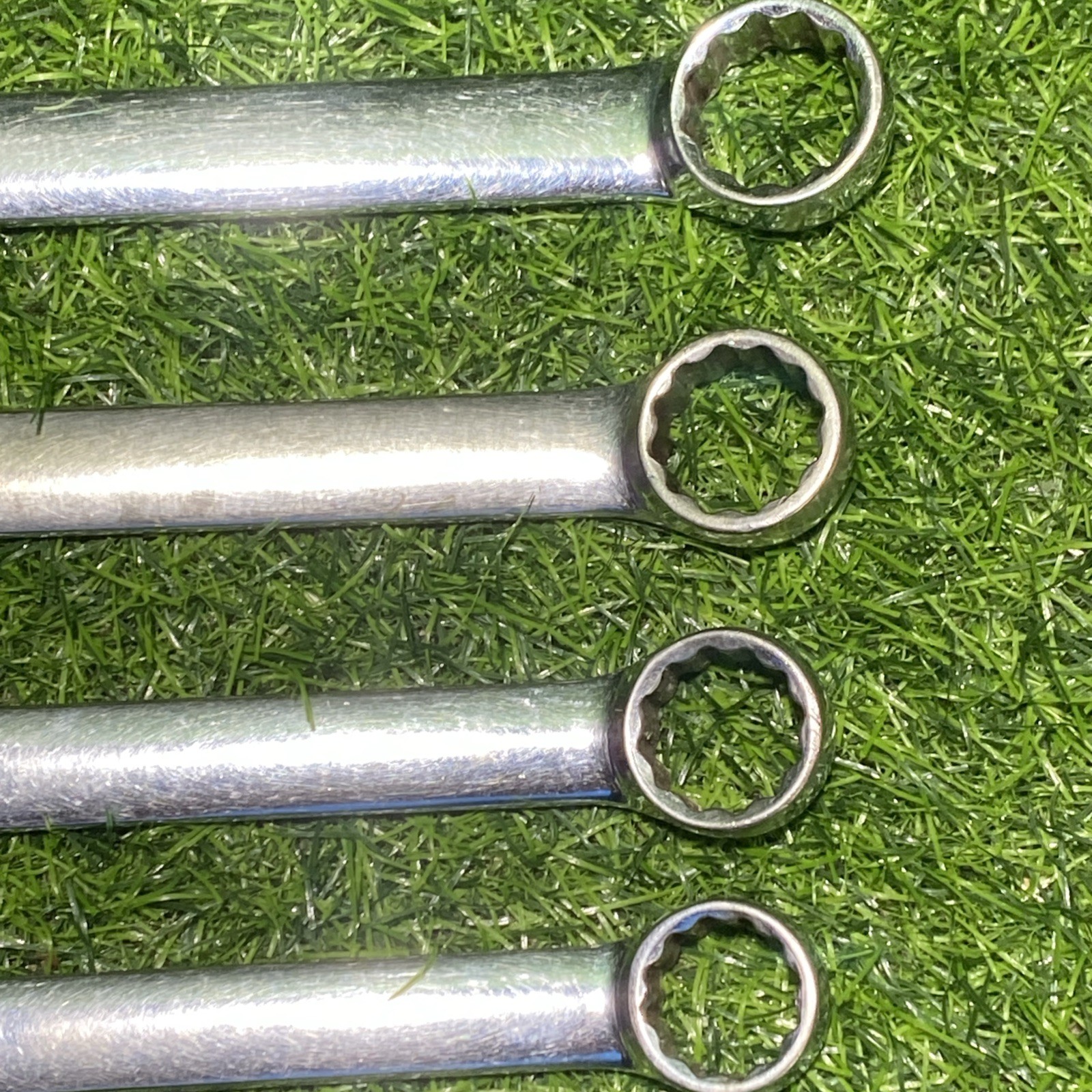 Vintage Snap-On USA 10pc SAE OEX12A – OEX32A Comb. Wrench Set Missing 24A