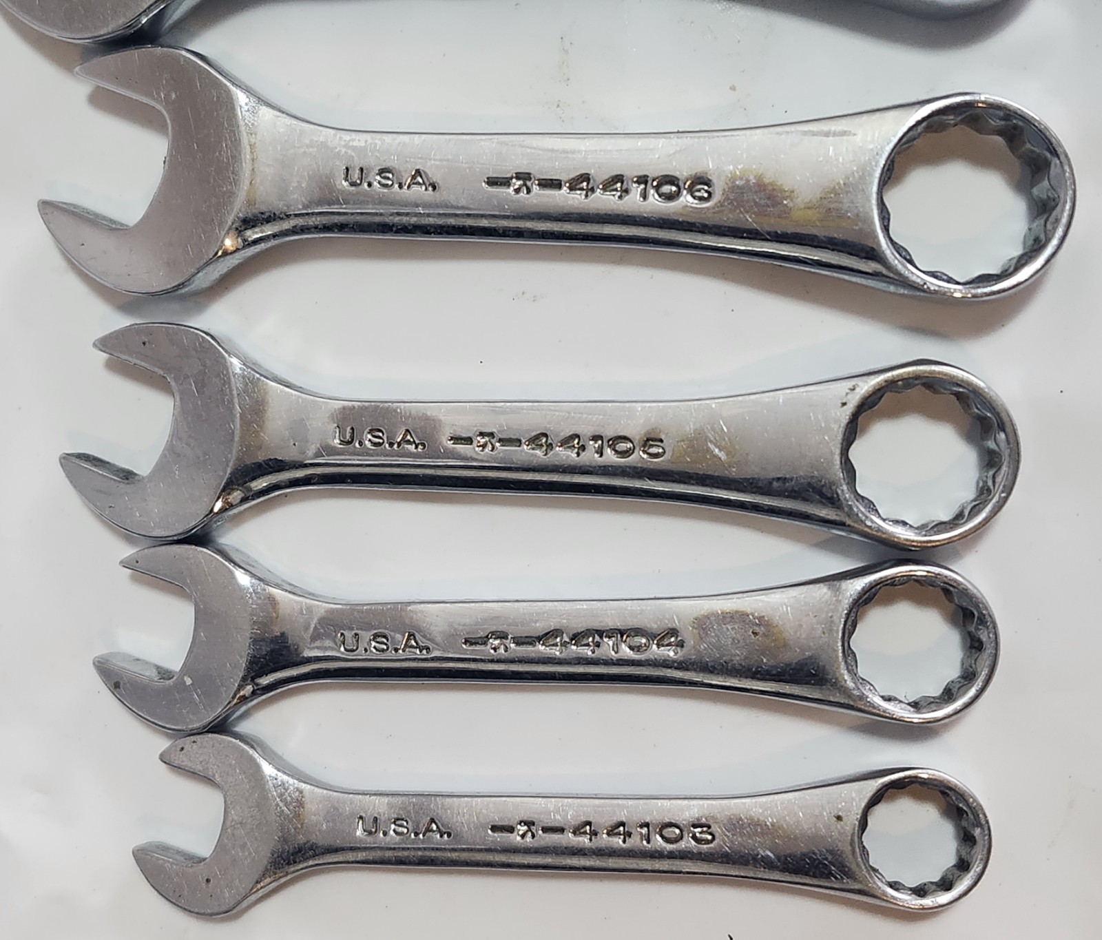 Craftsman 11-Piece SAE Stubby Combination -K- Series Wrench Set Polished Finish