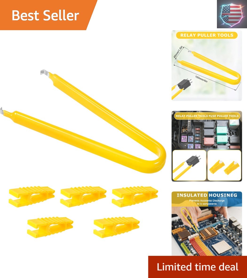 6 Pcs Automobile Fuse Puller Pliers Set Car Fuse Remover Set Fuse Puller Tool…