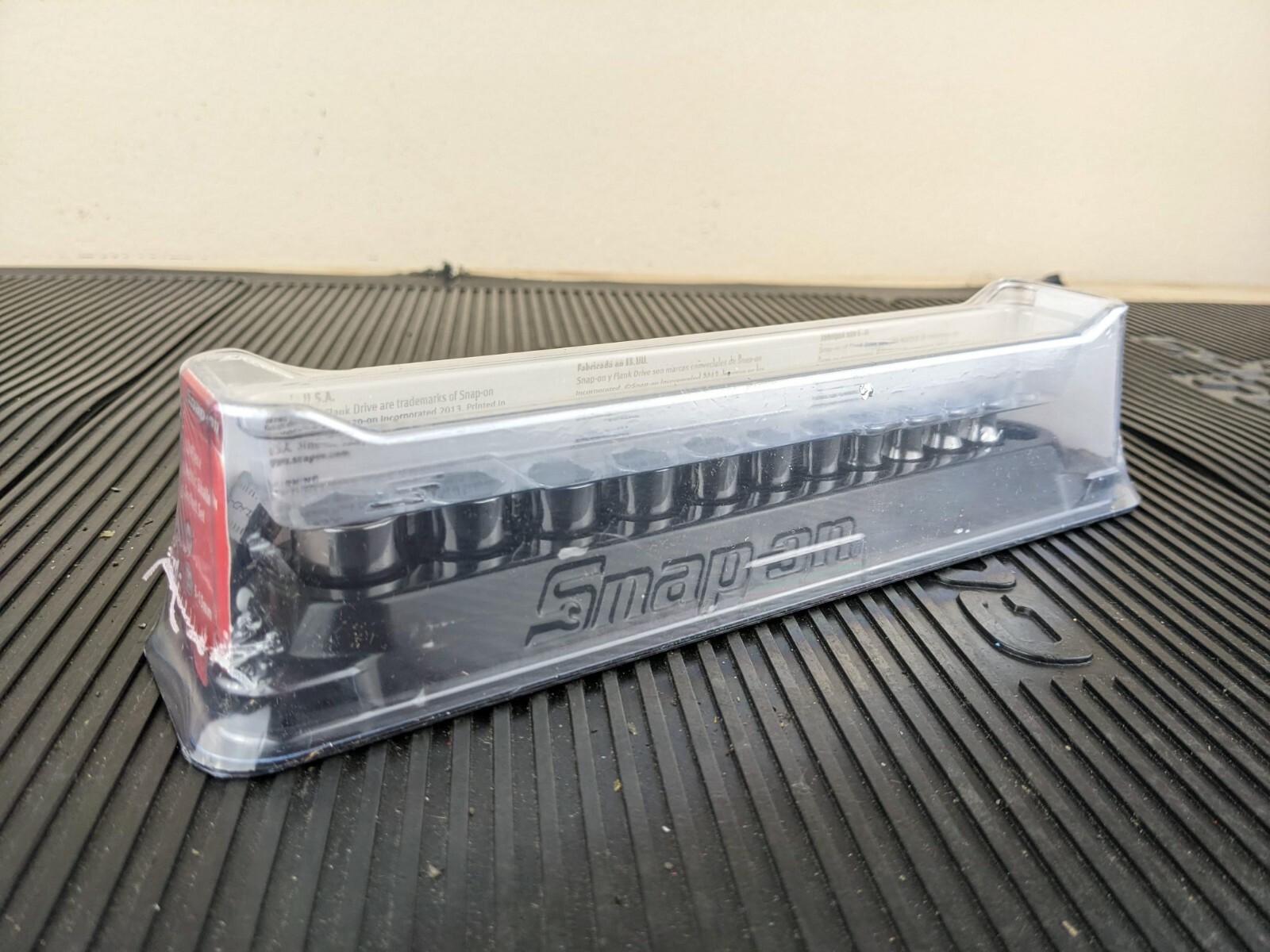 #an620 NEW Snap-on 112TMMY USA 12pc 1/4″ Drive METRIC 6 Point Shallow Socket Set