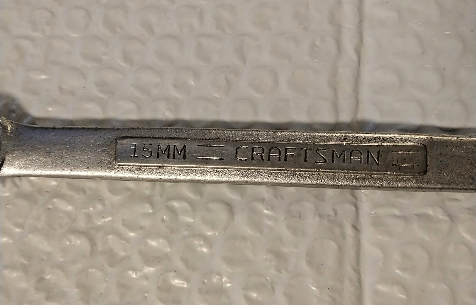 CRAFTSMAN TOOLS USA VV42919, 15MM. COMBINATION WRENCH, 7.75″ LONG, 12 POINT.