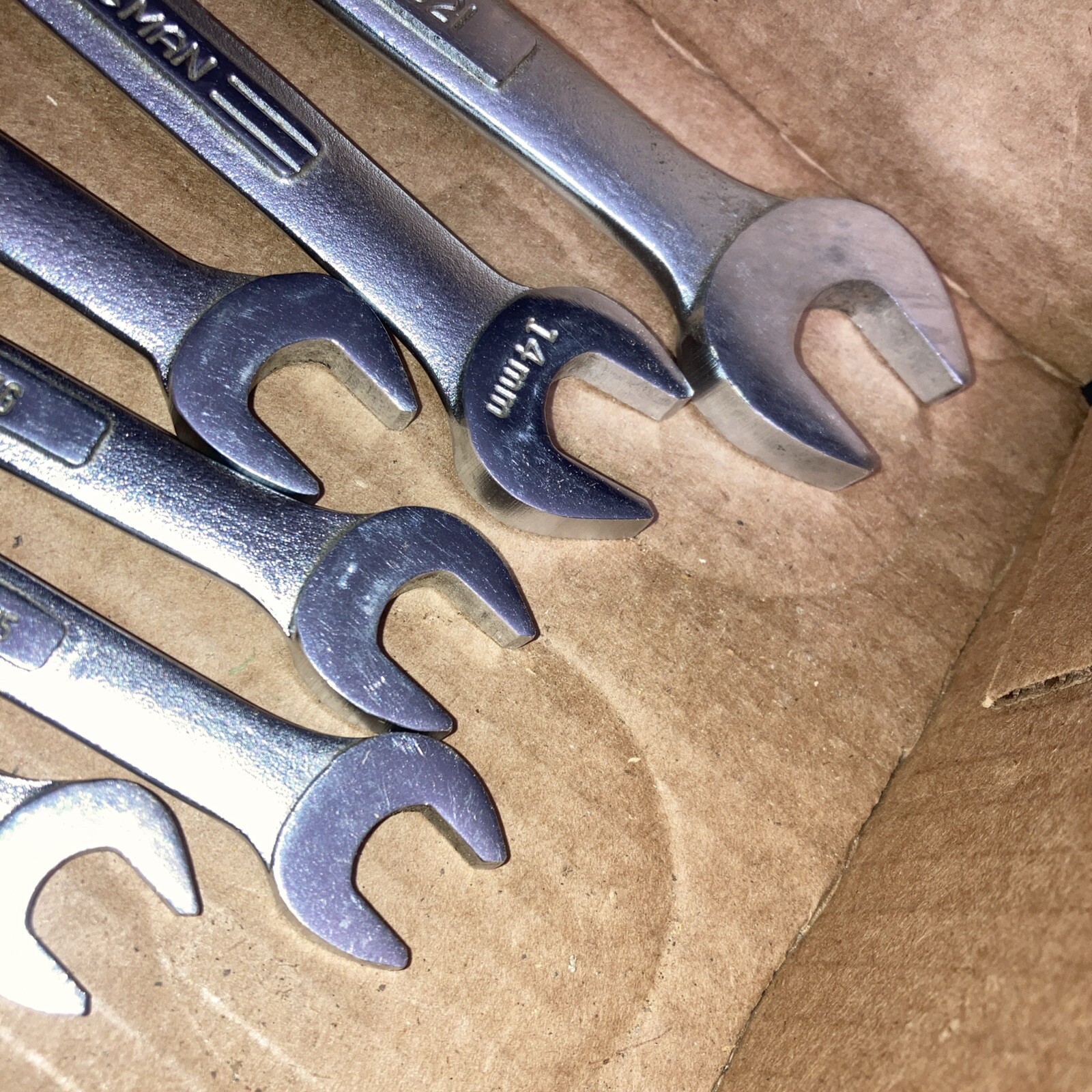 Craftsman Combination Wrench Set 6 Pc Set 10 11 12 13 14 19 MM