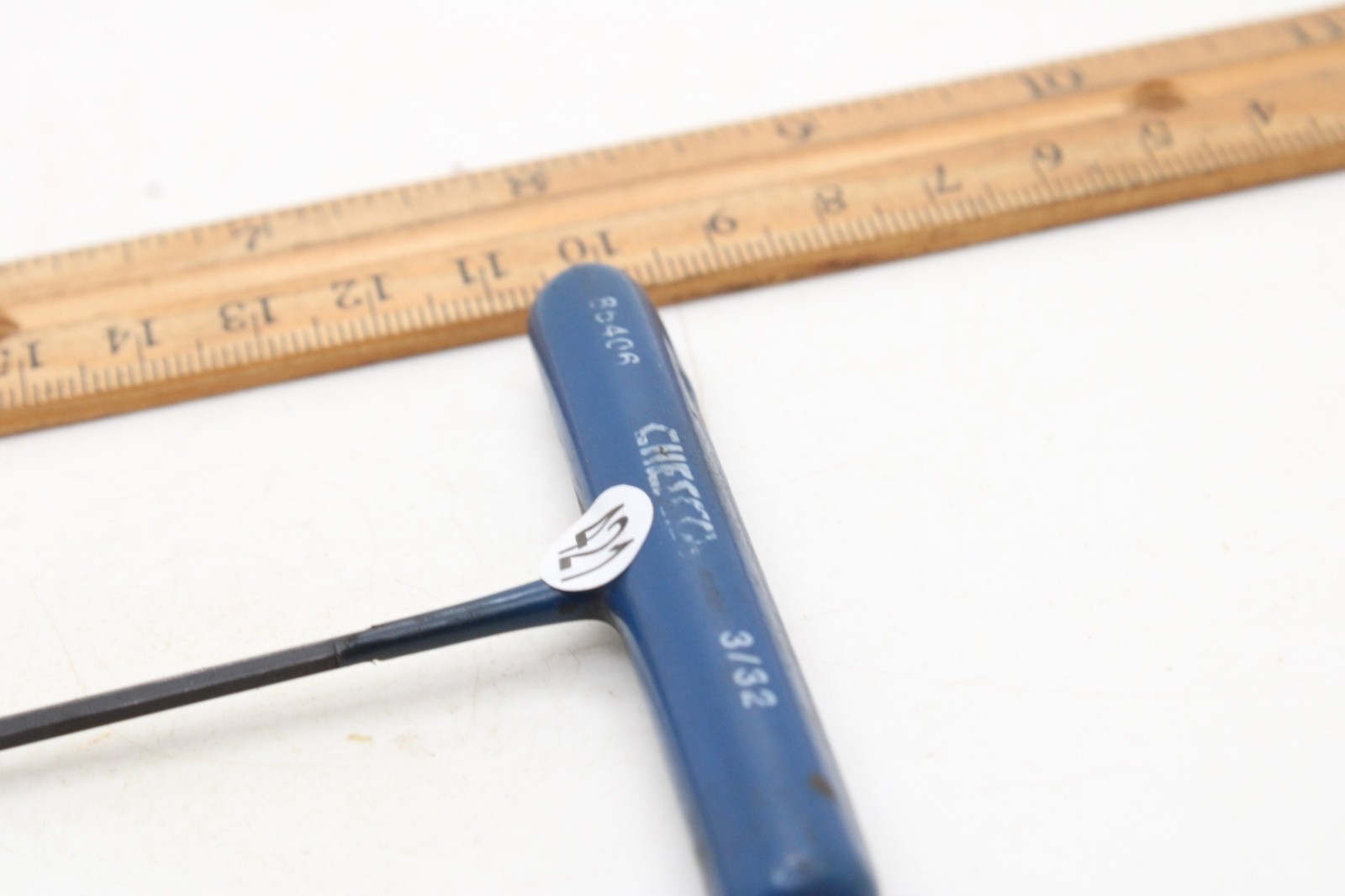 Chesco 85406 3/32″ 6 Point Blue Rubber Handle Hex Allen Key T Handle USA