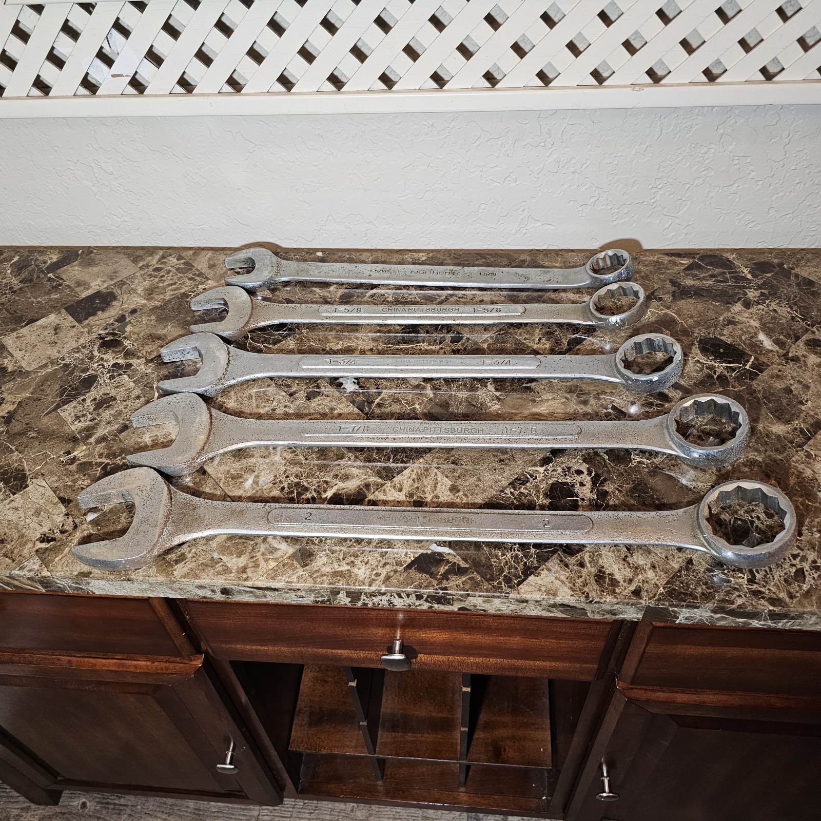 Pittsburgh & Northern Large Wrench Lot 1 5/16″ – 2″