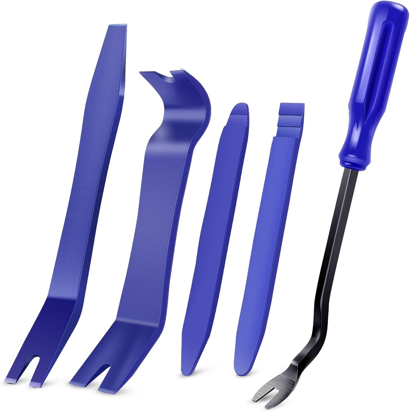 GOOACC 5PCS Auto Trim Removal Tool Kit No-Scratch Pry Tool Kit for Car Door Clip