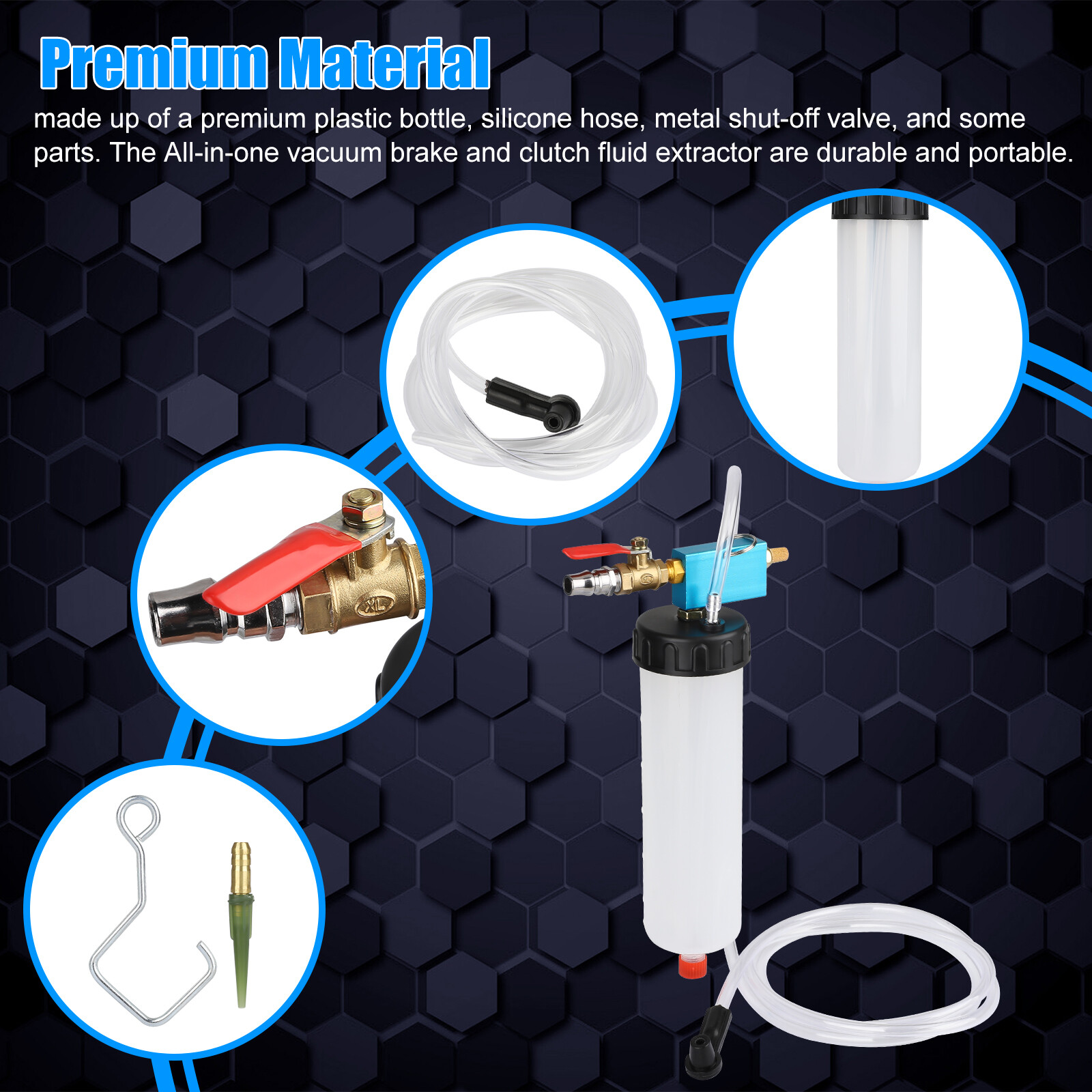 Car Brake Fluid Extractor Fluid Pump Oil Suction Pump Extractor For Changing Oil