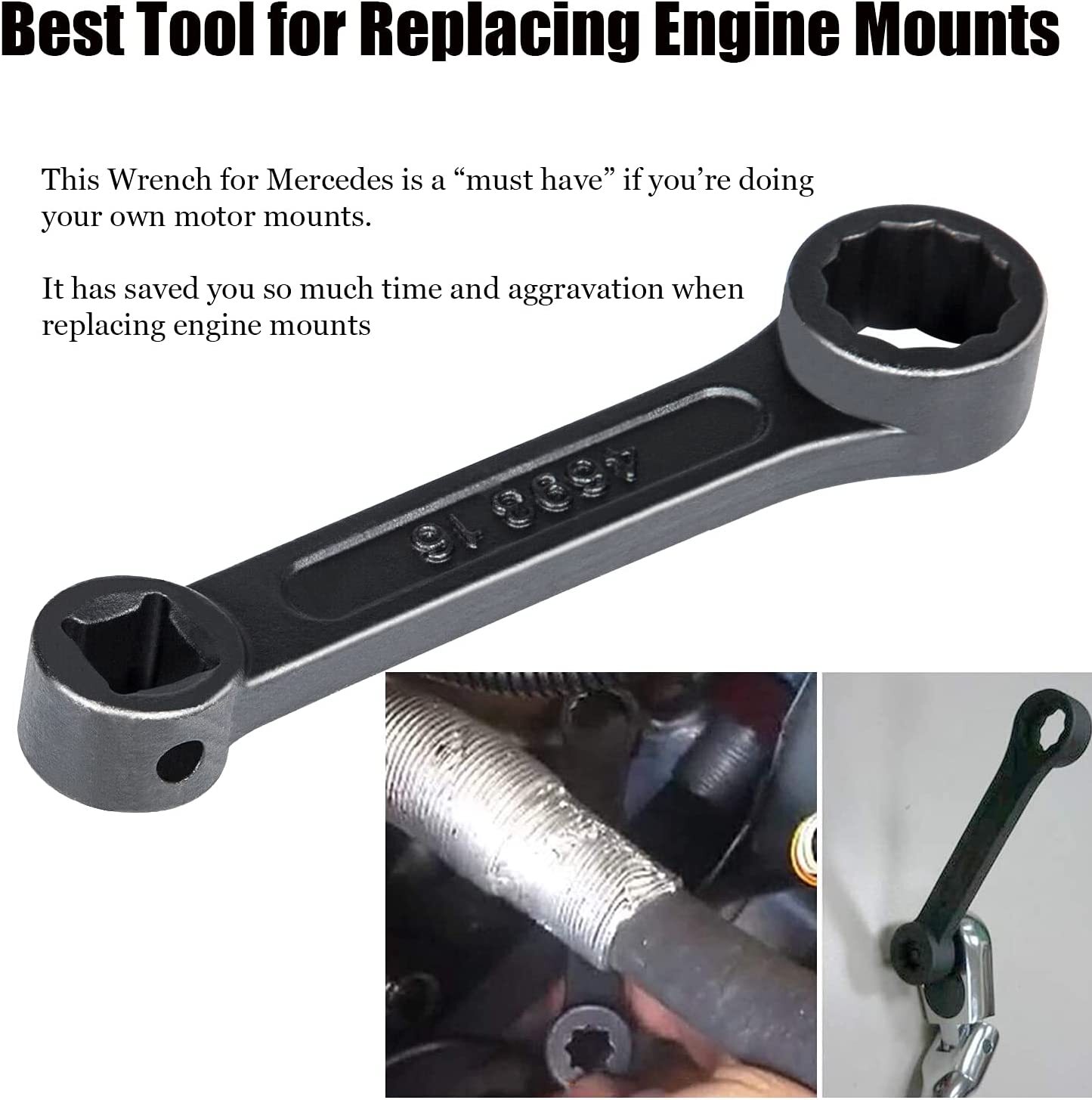 Offset 16mm Engine Mount Socket Wrench for Mercedes Benz W220,W210/W203/204/W221