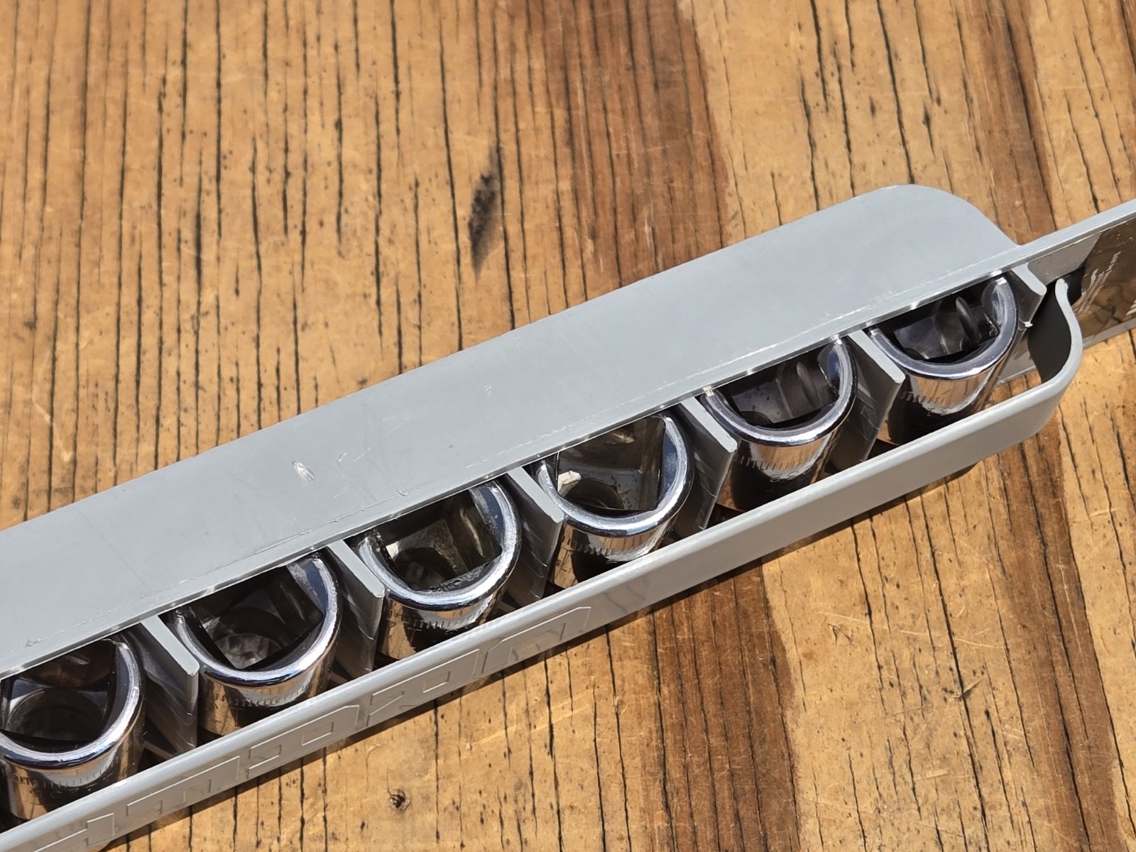 Vntg NOS SEARS Craftsman USA 10pc 1/2” Drive METRIC Socket Set 12pt 9-19mm 34457