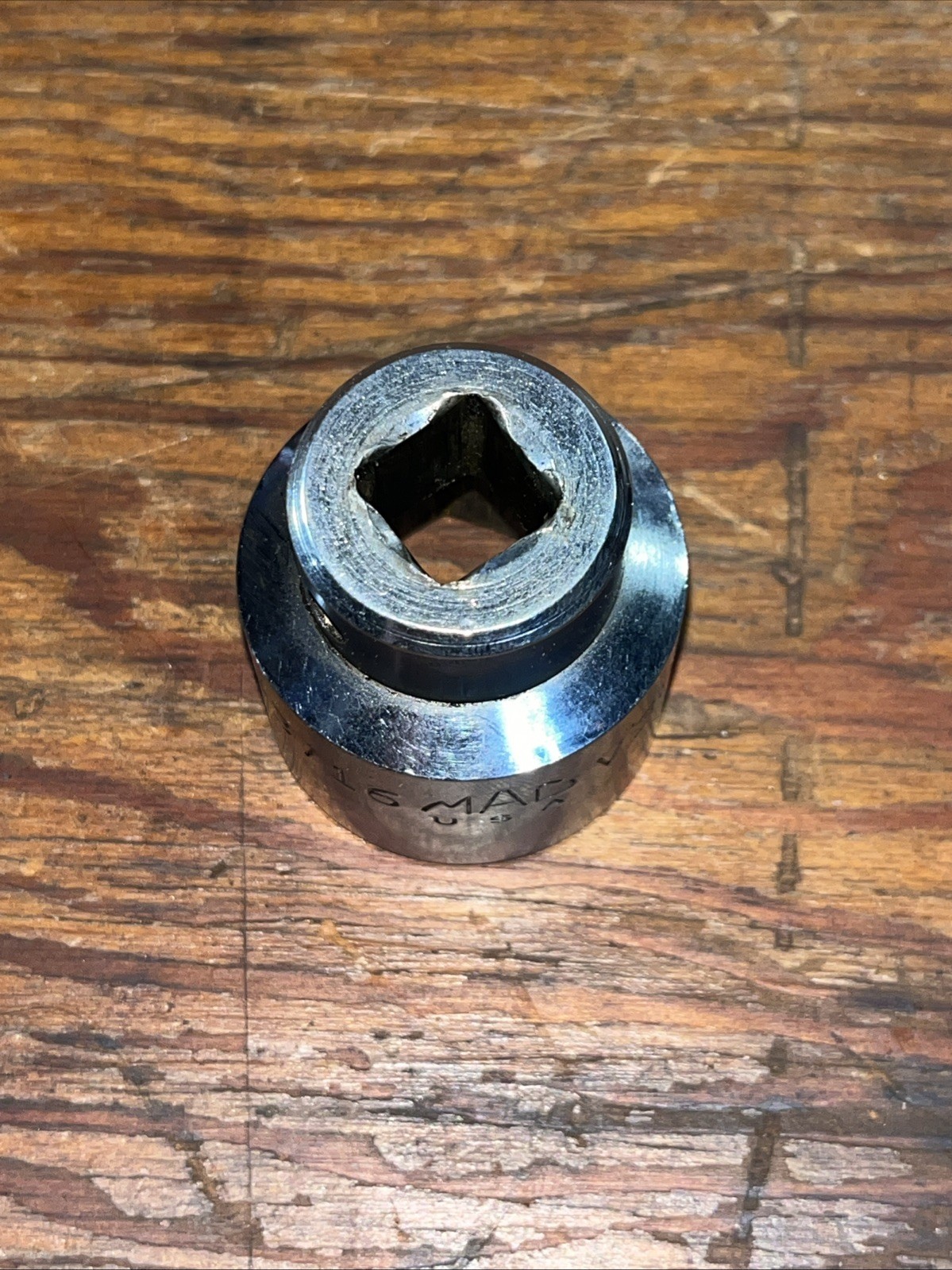 MAC Tools V386 1/2 Inch Drive 1-3/16 6 Point Shallow Chrome Socket