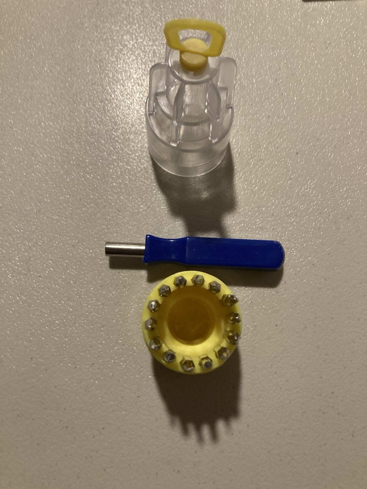 Miniture Screwdriver Set In Plastic Carrying Case