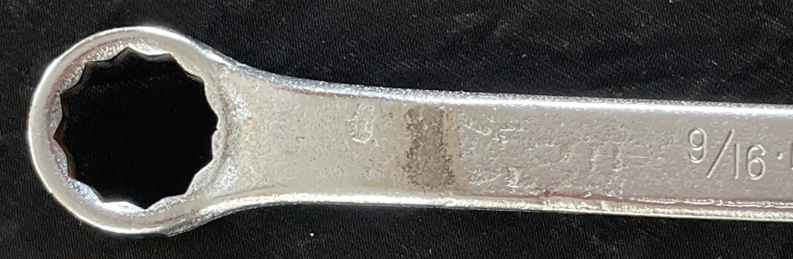 Challenger 1/2″ X 9/16″ 12 Point Offset Box End Wrench #6418 USA | FREE S&H