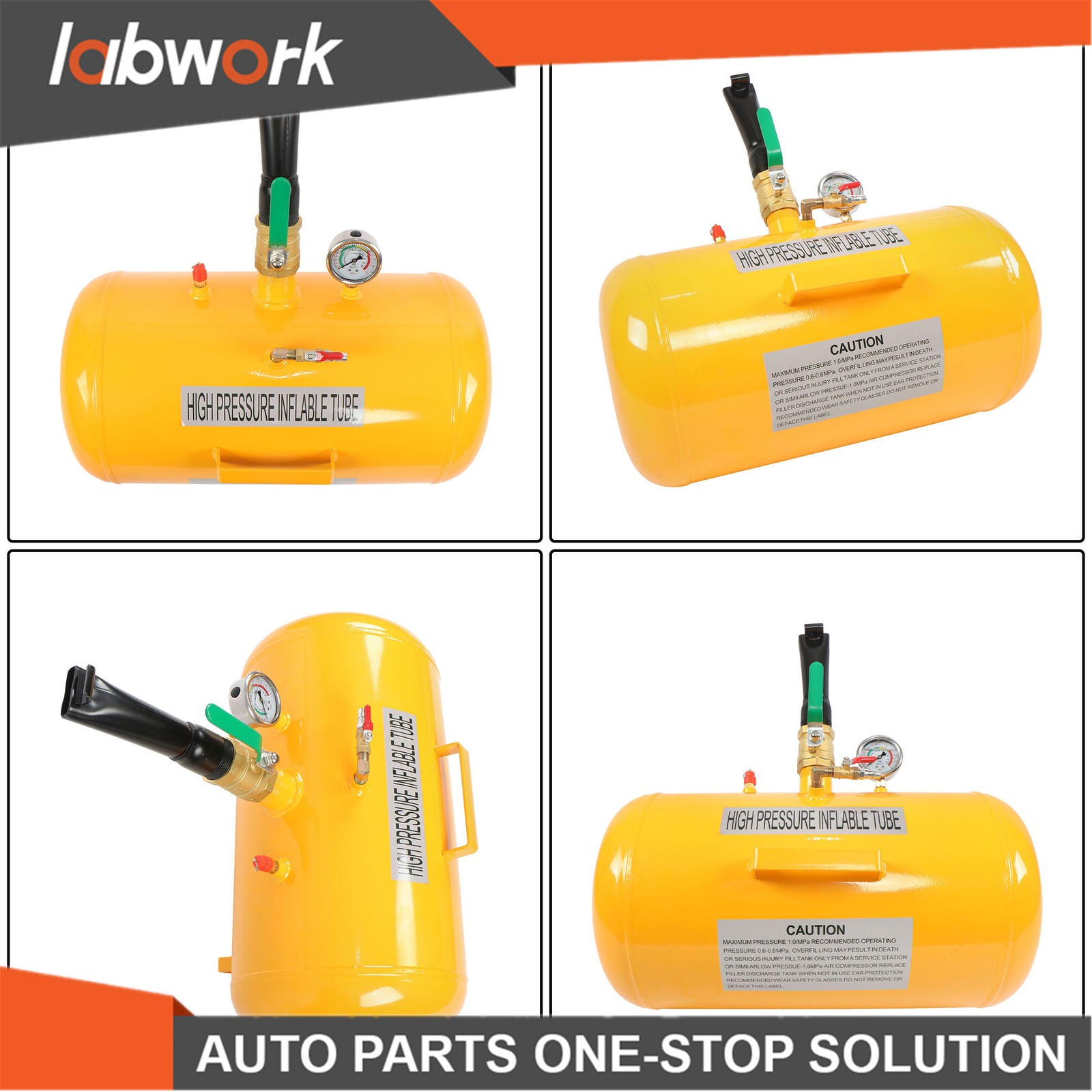 Labwork 10 Gallon Air Tire Bead Seater Blaster Tool Seating Inflator 145PSI