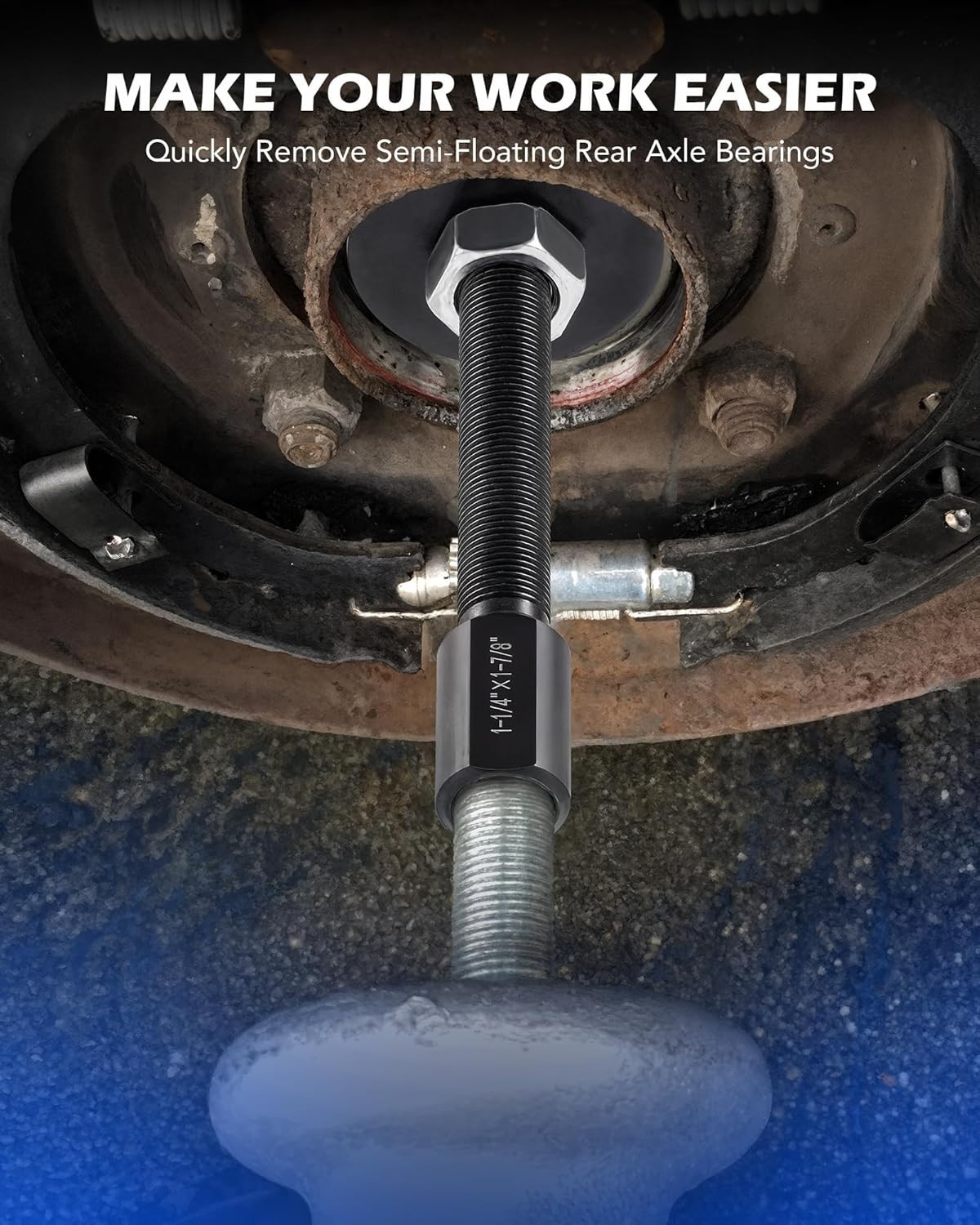 Professional Tool Set for Rear Axle Bearing Removal with 45# Steel Construction