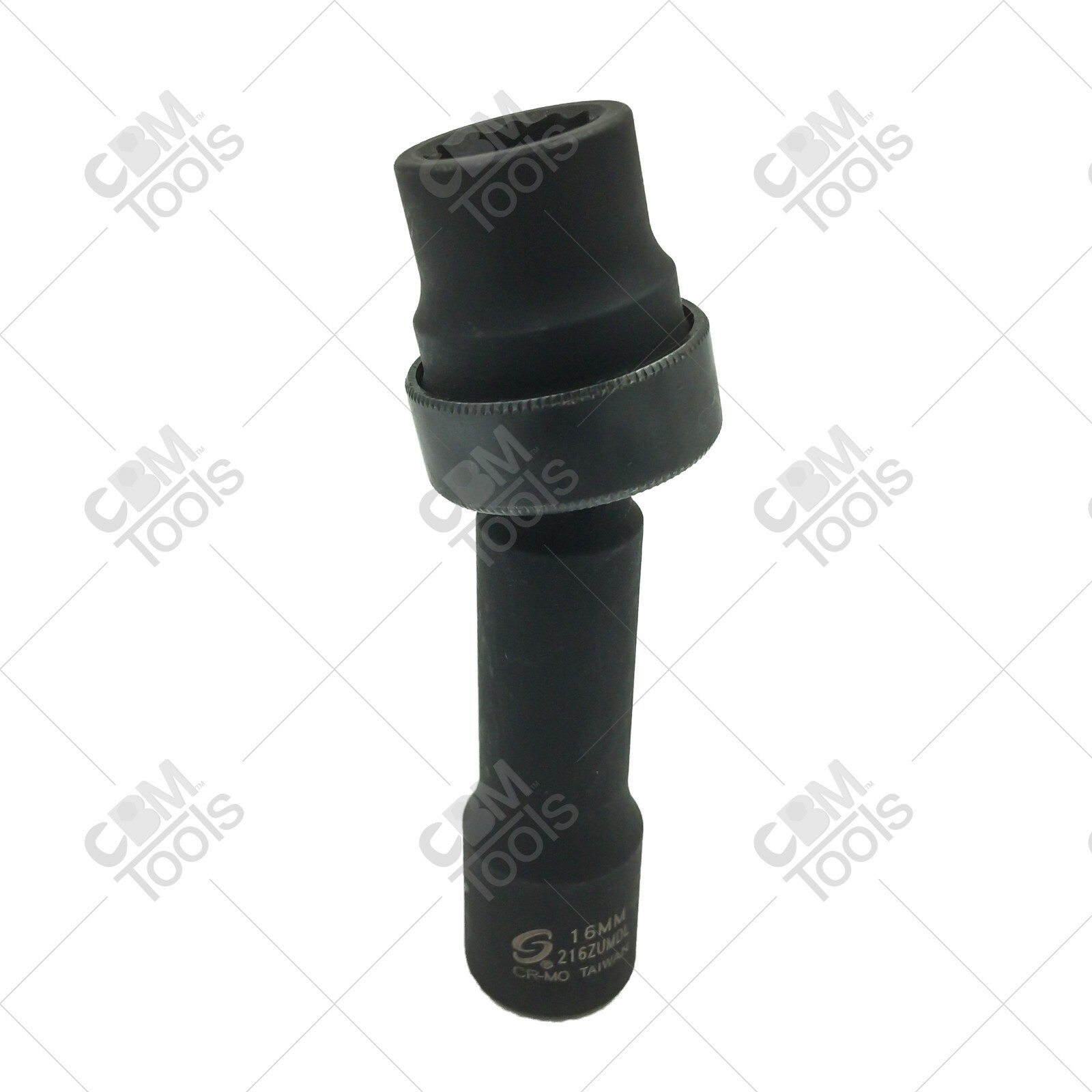Sunex 216ZUMDL 1/2 Drive 16mm Impact Socket Chrome Moly Steel New Condition