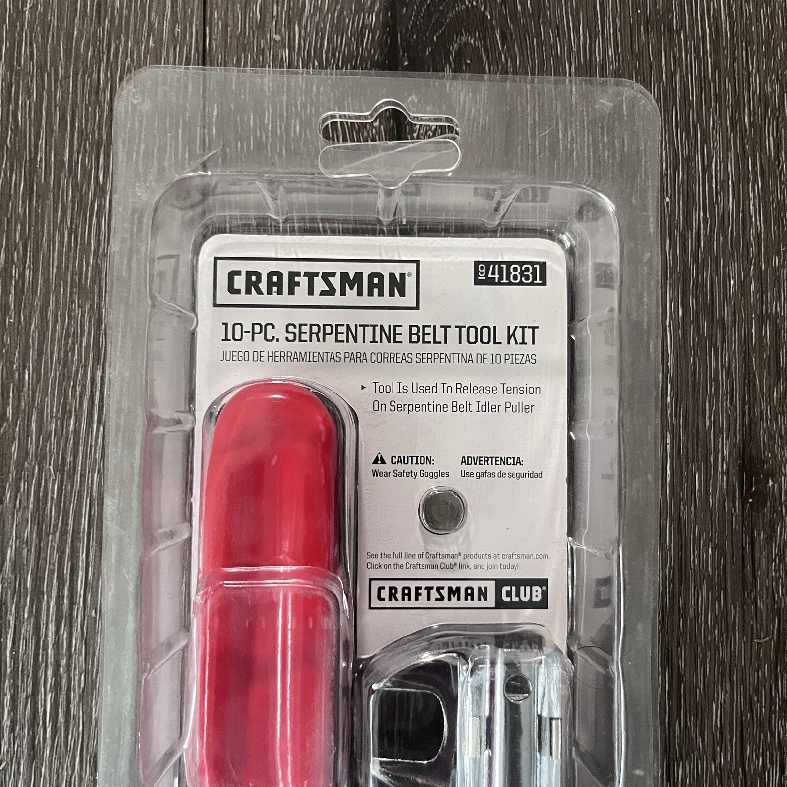 Craftsman 10 Piece Serpentine Belt Tool Sockets No. 41831 USA 3/8 And 1/2” Drive
