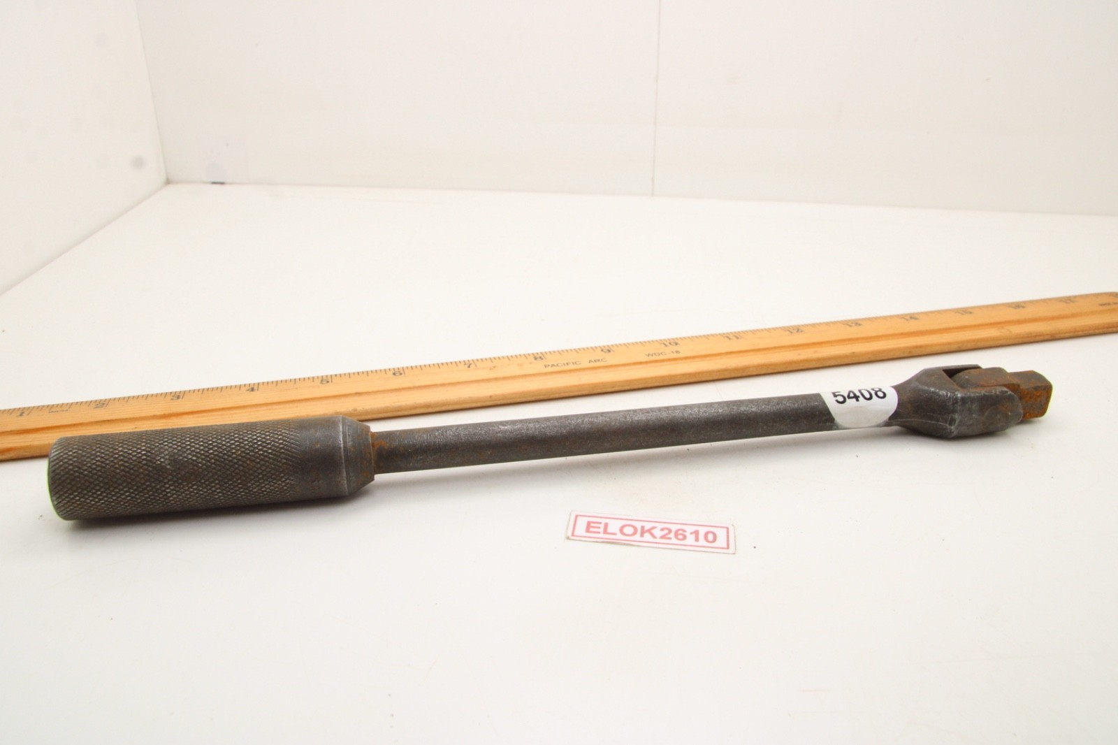 Wright N-17 1/2″ Drive Flex Head Breaker Bar Extension Knurled Grip 12.5″ USA