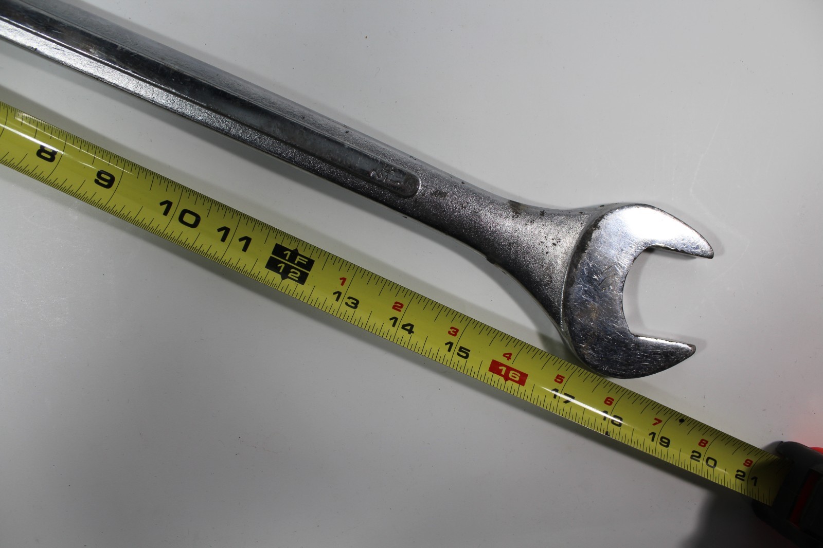 Combination Wrench 1-1/2 Inch 19 Inches Long 12 Point Box End Open End