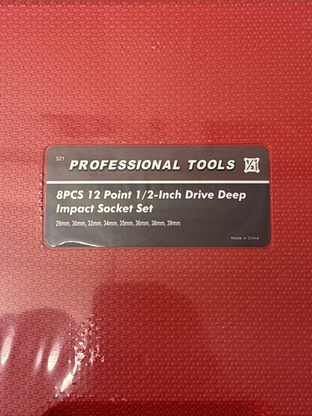 Professional Tools 8pcs 1/2″ Dr. Deep Impact Socket Set –
