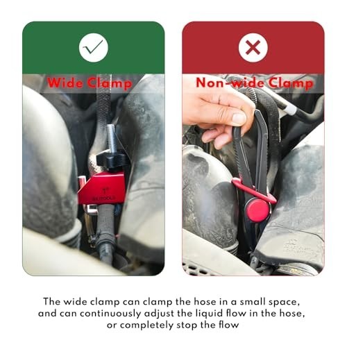 4-Piece Hose Pinch Off Pliers Set – Clamp Tool for Fuel, Coolant, Brake Hoses
