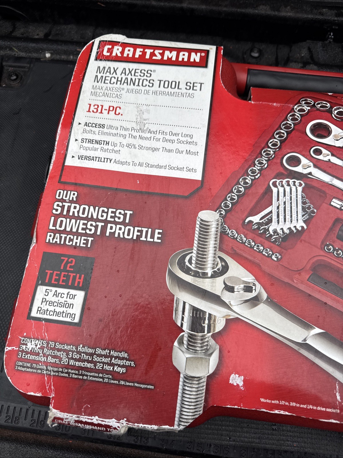 Sexy Sears Craftsman Nos 131pc Super Max Axess Pass Thru Socket Set Rare 40131