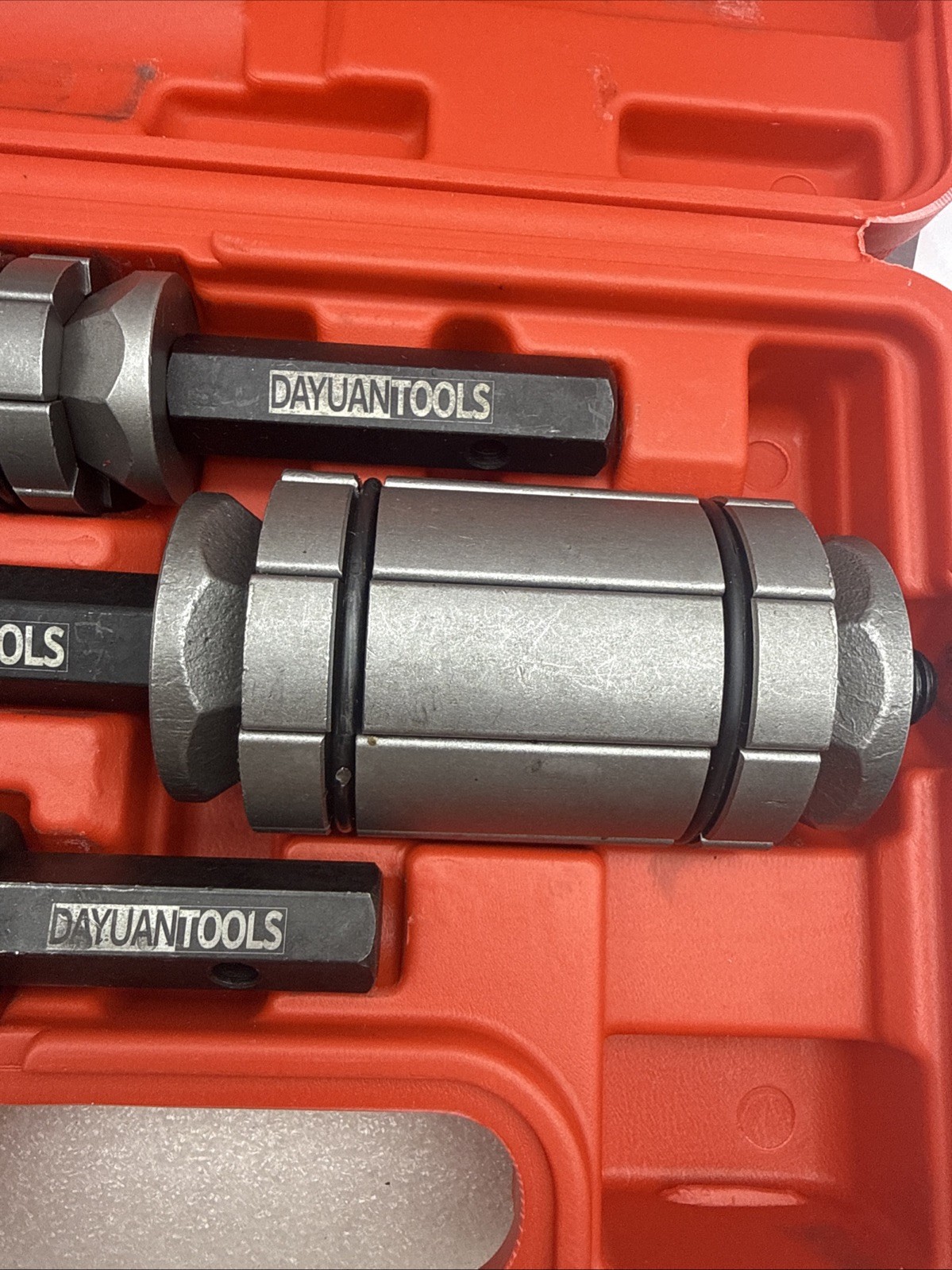 DAYUAN Upgraded 3Pcs Exhaust Pipe Expander Tool Set 1-1/8» to 3-1/2» *READ..