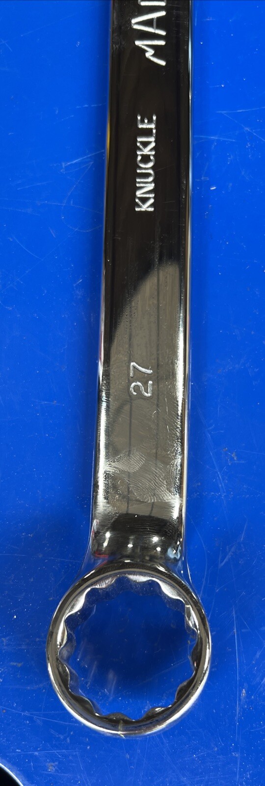 Mac Tools 27mm Combination Wrench 12pt Knuckle Saver Metric Jumbo MB272KS NEW