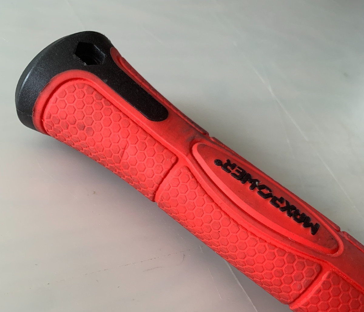 MAXPOWER 4lb Club Hammer, Mini Sledge Hammer with Red Handle, Black