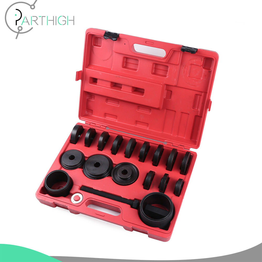 23PCS Front Wheel Drive Bearing Press Tool Removal Adapter Puller Pulley Kit FWD