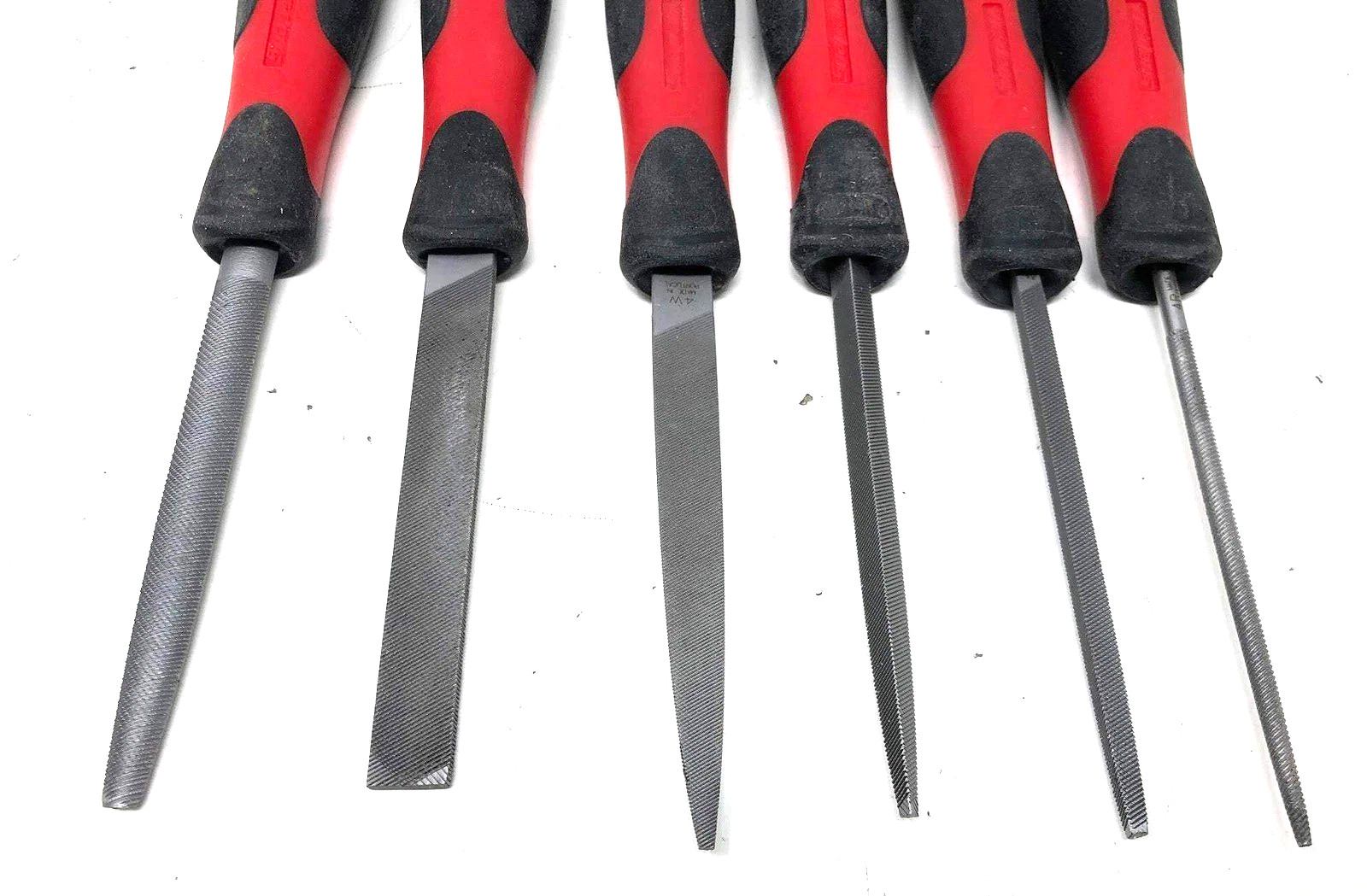 New Snap-on™ SGFMN106 RED 6-piece Soft Grip Handle Miniature File Set