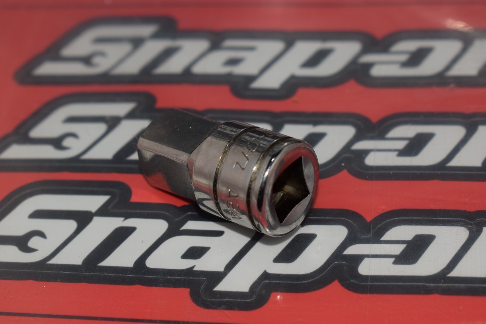 Snap-on Tools USA NEW 3/8″ – 1/2″ Drive Chrome Adapter Extension Socket A2A #71